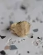 Bague Ronde Duo Cœurs en Or à Personnaliser