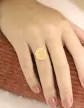 Bague Ronde Maman Bébé en Or à Personnaliser