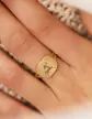 Bague Rectangle Emblème Zodiaque