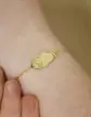 Gourmette Fille Bébé Cœur en Or - La Fée Galipette