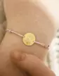 Bracelet cordon fille Fleur en Or - La Fée Galipette