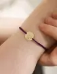 Bracelet Cordon Fille Lapin en Or - La Fée Galipette