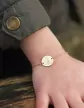 Bracelet Chaîne Garçon Fleurs en Or - La Fée Galipette