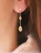 Boucles d’Oreilles Médailles Ovales en Or à Graver