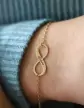 Bracelet Infini Ajouré en Or Personnalisable