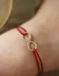 Bracelet Infini en Or Personnalisable Cordon