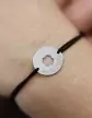 Bracelet Rond Ajouré Trèfle Personnalisable sur Cordon