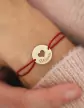 Bracelet Cœur Ajouré Cordon Personnalisable