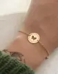 Bracelet Papillon Ajouré Femme Couronne de Laurier