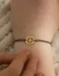 Bracelet Rond Main de Fatma en Or Personnalisable Cordon