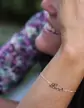 Bracelet Prénom Lettres Anglaises en Or Personnalisable