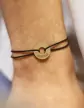 Bracelet Cordon Personnalisé Or Cercle