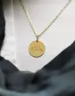 Médaille Ronde M Futur Papa en Or Personnalisable