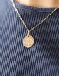 Médaille Ronde M Arbre de Vie Ohana en Or Personnalisable