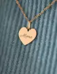 Médaille Cœur en Or à Personnaliser Taille M