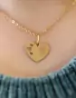 Médaille Coeur M Ajourée Coeurs Fleur de Naissance