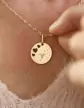 Médaille Ronde M Ajourée Coeurs Danseuse
