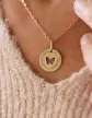 Médaille Papillon Ajouré M Décor Fleur
