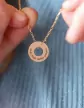 Médaille à Personnaliser en Or Cercle