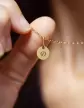 Petite Médaille Ronde Personnalisable en Or