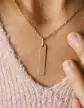 Pendentif Message Or à Personnaliser