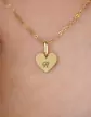 Petite Médaille Cœur en Or Personnalisable