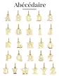 Pendentif Lettre en Or Personnalisable