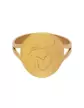 Bague Ronde Maman Bébé en Or à Personnaliser
