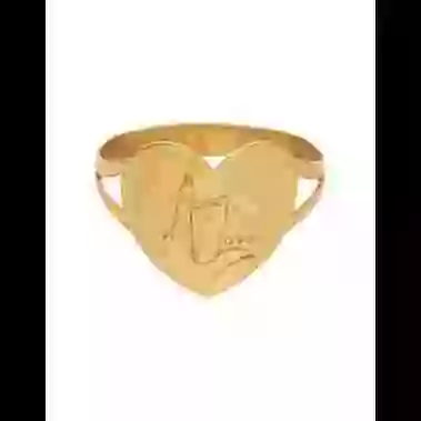 Bague Coeur Or Love Bébé image cachée