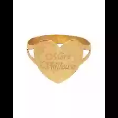 Bague Coeur Or M&egrave;re Veilleuse image cachée