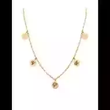 Collier Personnalisé Or 5 Pampilles image cachée