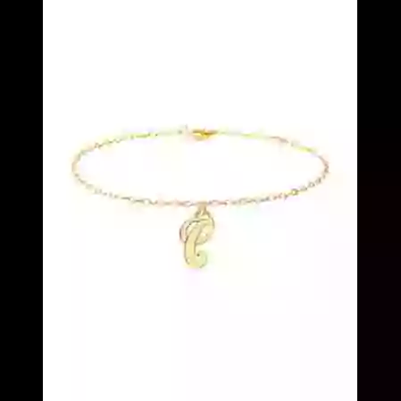 Bracelet Initiale Enfant en Or Personnalisable image cachée