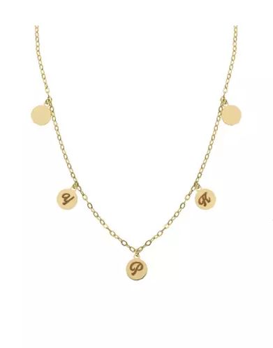 Collier Personnalisé Or 5 Pampilles