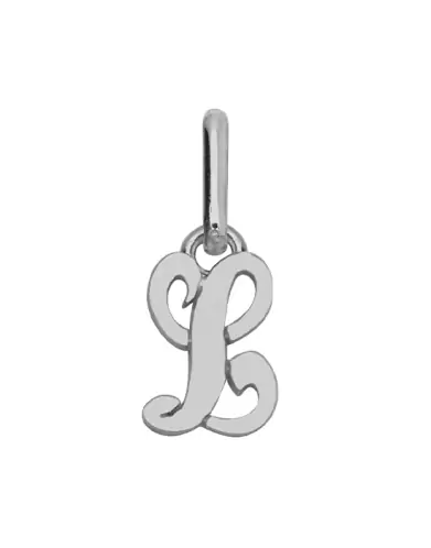 Pendentif Initiale Lettre Anglaise en Or Personnalisable