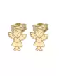 Boucles d’Oreilles Ange Fille en Or