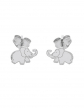 Boucles d'Oreilles Elephant Or