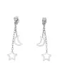 Boucles d’Oreilles Pendantes Astres en Or