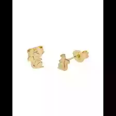 Boucles d&rsquo;Oreilles &Eacute;cureuil en Or image cachée