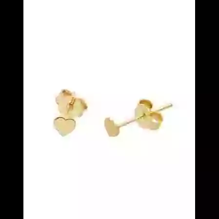 Boucles d'Oreilles Coeur Or image cachée