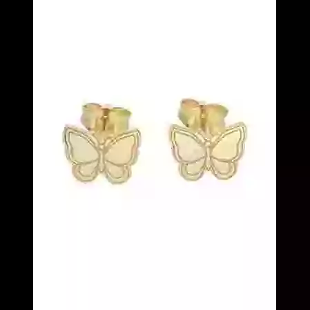 Boucles d&rsquo;Oreilles Papillon en Or image cachée
