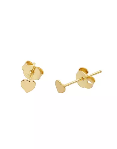 Boucles d'Oreilles Coeur Or