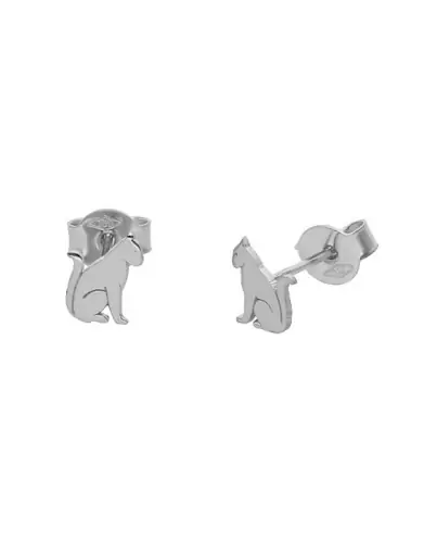 Boucles d’Oreilles Chat en Or