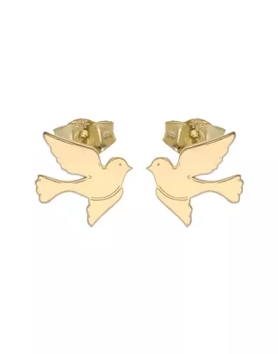 Boucles d’Oreilles Colombe Or
