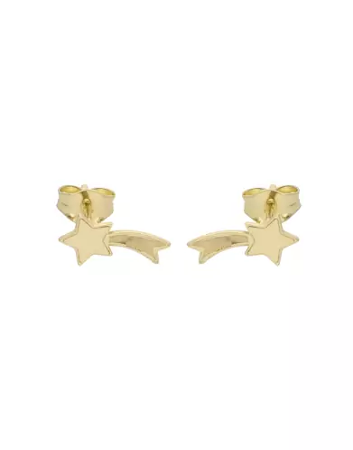 Boucles d’Oreilles Etoile Filante en Or