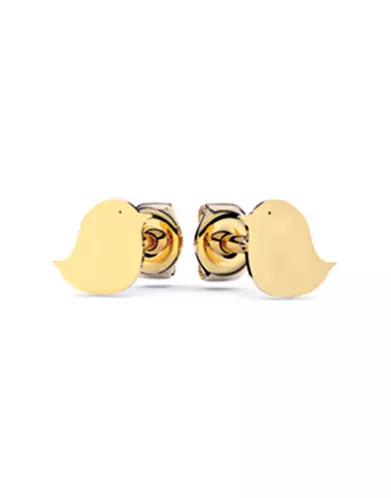 Boucles d’Oreilles Oiseau en Or