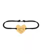 Bracelet Cœur Family Forever en Or Personnalisable sur Cordon