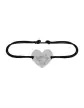 Bracelet Cœur Family Forever en Or Personnalisable sur Cordon