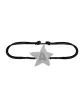 Bracelet Etoile Or Alphabet Enfant Cordon Personnalisable
