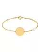 Bracelet Or Chaîne Personnalisé Enfant Nacre Cœur
