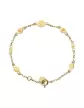 Bracelet 5 Pampilles Personnalisable en Or